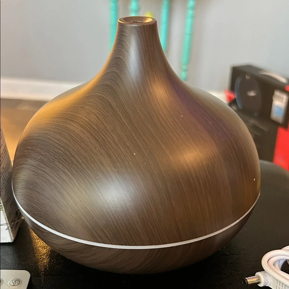 PhatOil Essential Oil with Brown Diffuser with Remote Timer